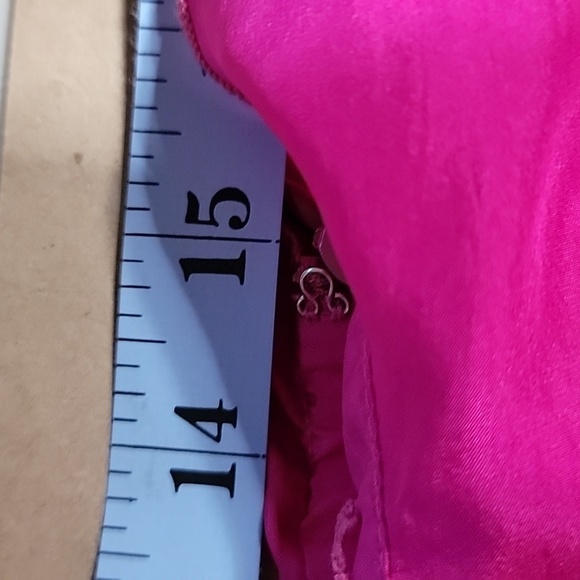 Susana Monaco Hot Pink Size Unknown Material Unknown Strapless Belted Dress NEW - Picture 7 of 13